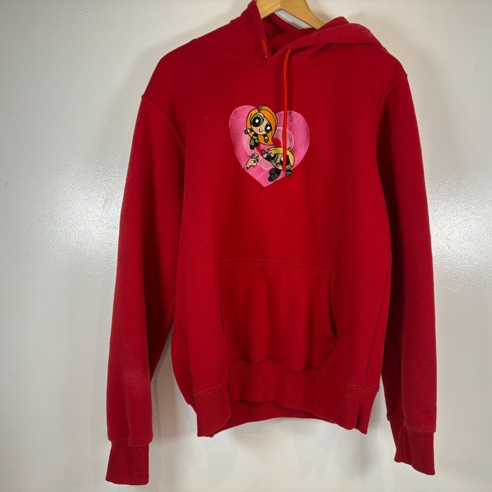 Powerpuff Girls Kim Possible Hoodie Sweatshirt Womens Size L Noralache Red